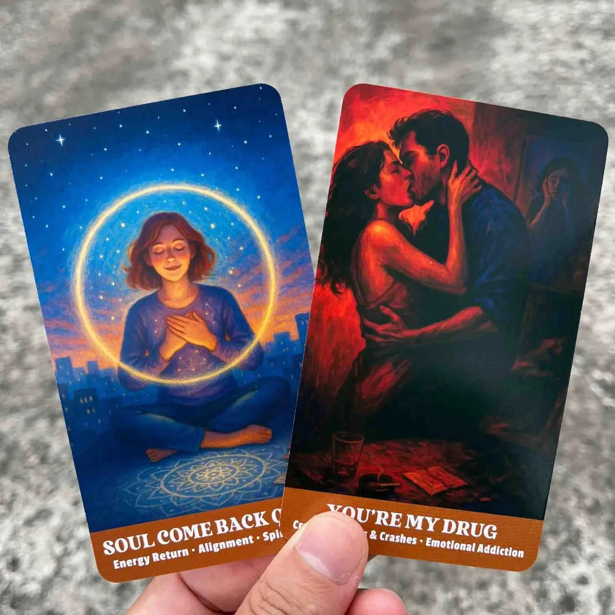 Messy Truth Card 54 Deck 13x8 Cm Tarot Divination Game for Ages 14+ Discover Your Path to Overcoming Challenges Card Games — image 3