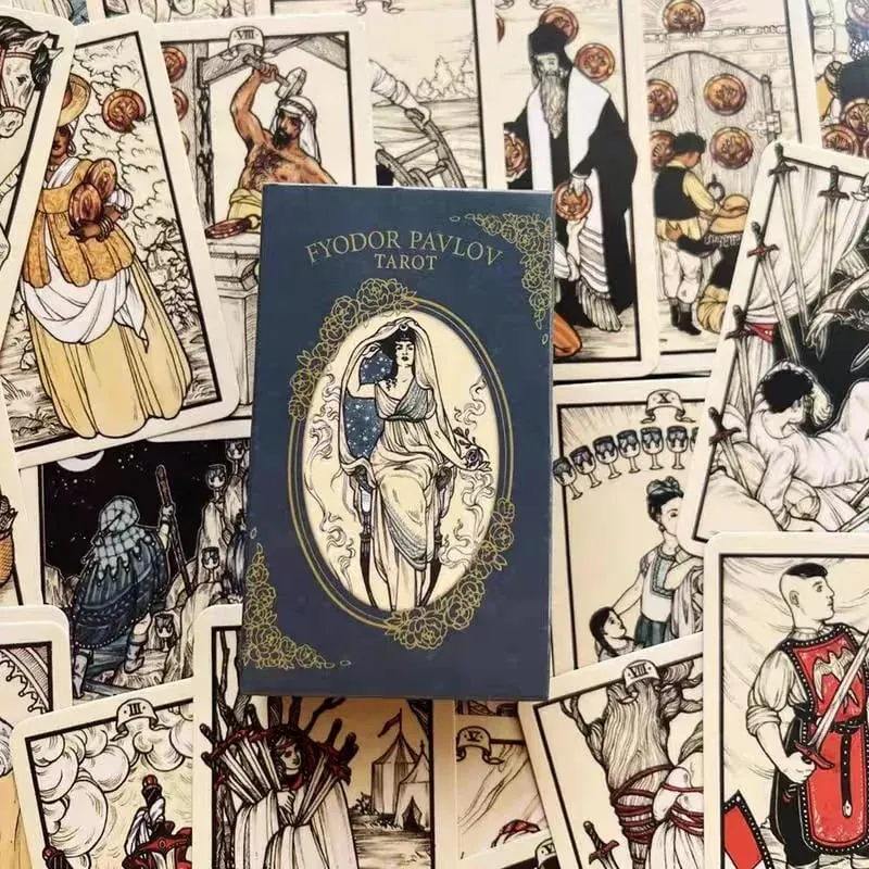 Fyodor Pavlov Tarot Cards Divination Deck English Versions Edition Oracle Board Playing Table Games For Party