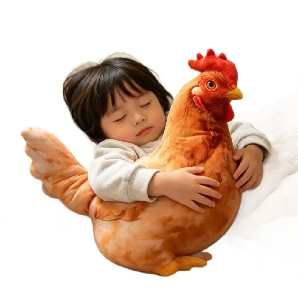 Chất liệu sang trọng Gối cơ thể động vật PP Cotton Đầy 35cm Đệm động vật Đồ chơi búp bê Thiết kế dễ thương Kết cấu mềm mại Gia cầm Ném gối — image 3