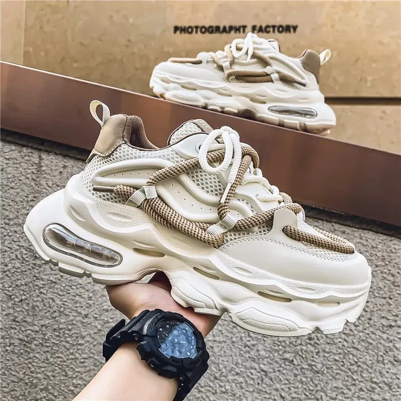 2024 New Men Shoes Autumn Winter Comfortable Men's Platform Sneakers Fashion Casual Shoes Sports Trainers Tenis Size44 — image 3