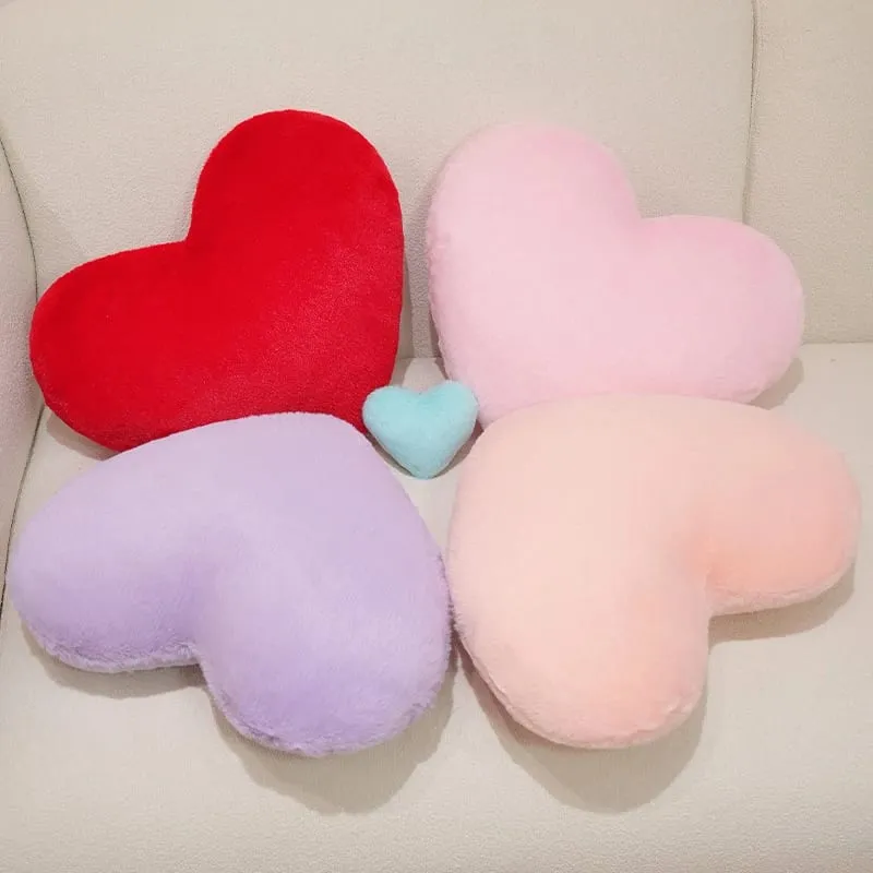 10/36CM Simulation Heart Shaped Plush Throw Pillow Soft Sofa Cushion Stuffed Plushie Toys Cute Small Pendant Valentine's Gifts — image 5