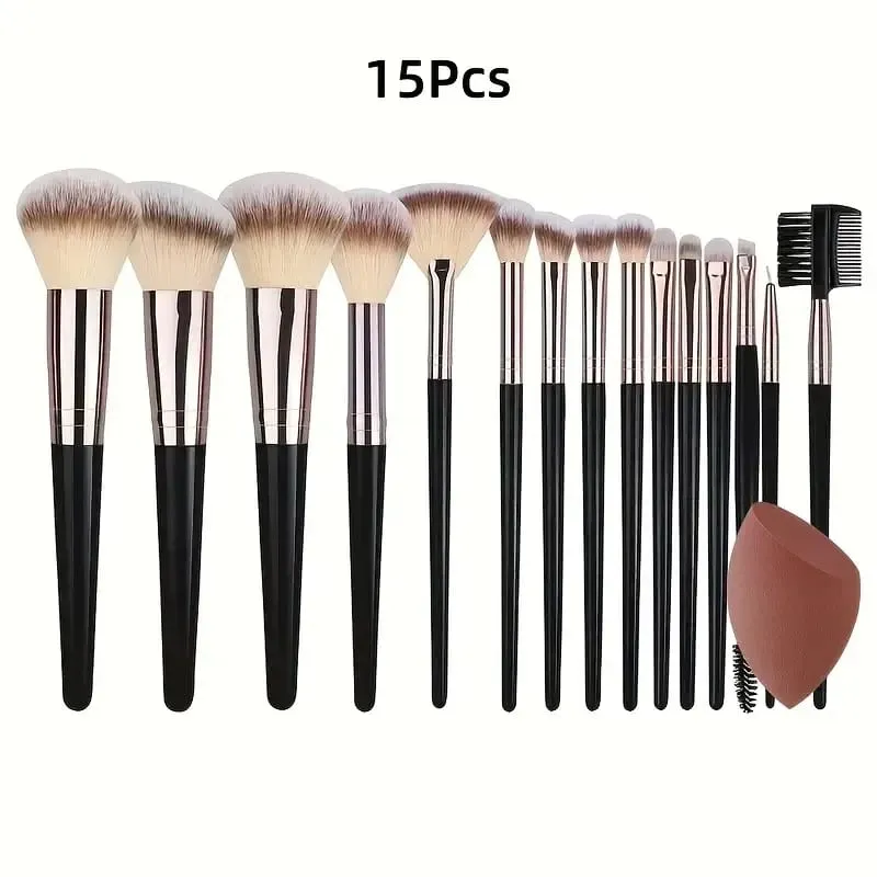 3-20PCS Makeup Brushes Set Soft Fluffy Eyeshadow Foundation Concealer Blending Blush Brush Kabuki Professional Women Beauty Tool — image 14