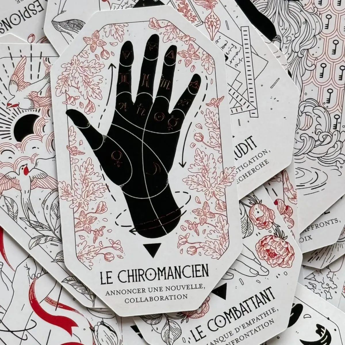 Citadel A Fantasy Oracle Deck ภาษาฝรั่งเศสคำไพ่ทาโรต์การ์ดความบันเทิงเกมสำหรับครอบครัว PARTY BOARD เกม Oracle การ์ด — image 4