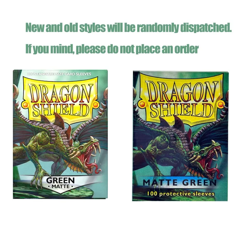 100 pièces/boîte 66x91mm taille Standard Demark Dragon Shield mat manchons de carte pour MTG/PKM/YGO/TCG cartes de jeu de société Slevees