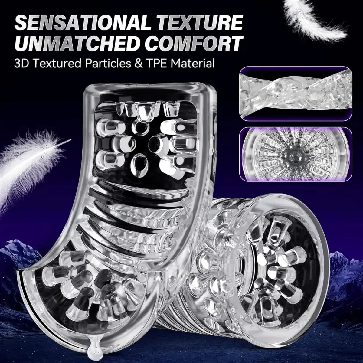 Electric Masturbation Cup Vagina Masturbator Automatic Shaking Sucking Sexy Groans Male Masturbator Pussy Adult Tools Sex Toys — image 3