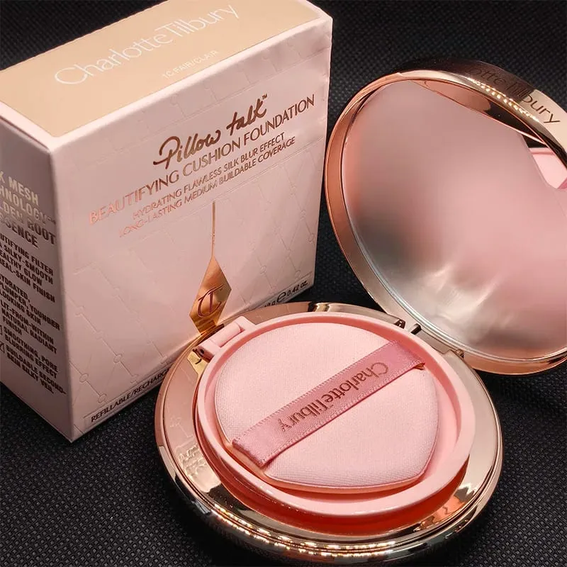 CT Makeup Set Fresh Breathable Shaping Spray Fine Texture Powder Small Gold Plate 2 Colors Powder Blusher Lip Gloss Cosmetics — image 18