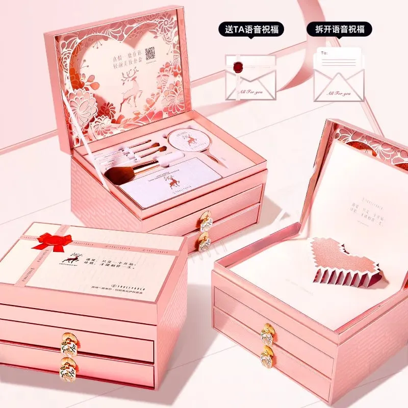 Makeup Set Cosmetics Genuine Full Set of 20 Pieces Beauty Gift Box for Birthdays and Valentine's Days Gifts — image 4