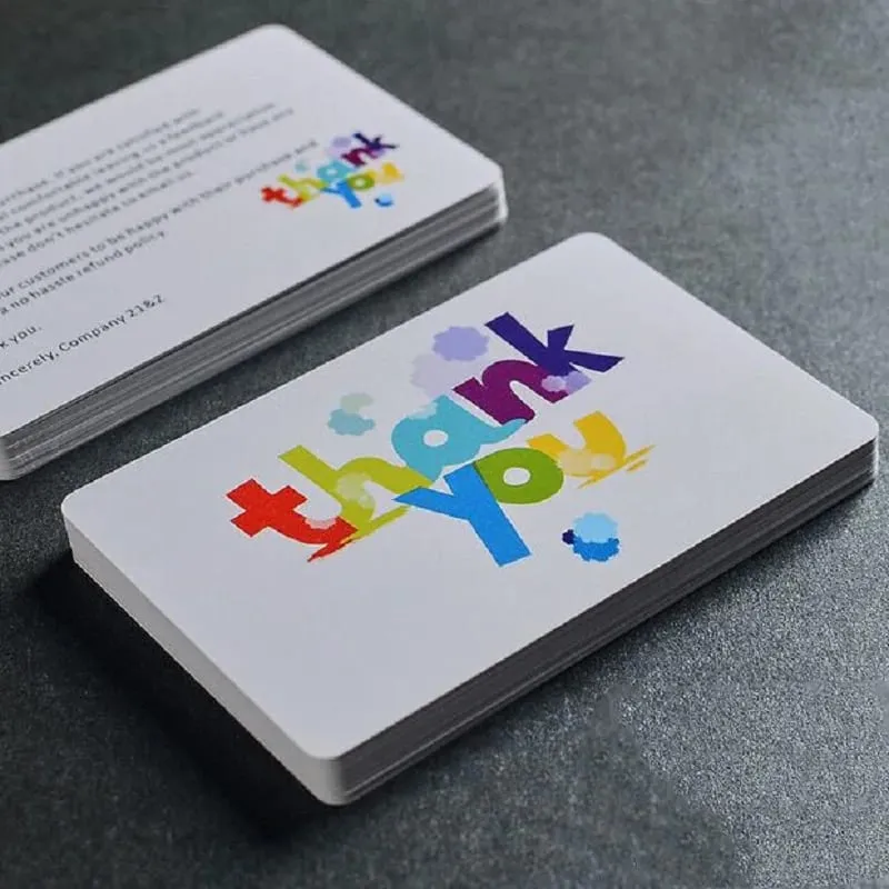 Custom White Pvc Plastic Frost Business Card /Print Card /Waterproof/ Name/Visiting Card / Custom Business Card Printing — image 4