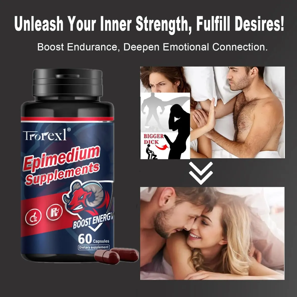 Men Nutrition Epimedium Supplement for Enhance Endurance Enlargement Fatigue Resistance — image 5