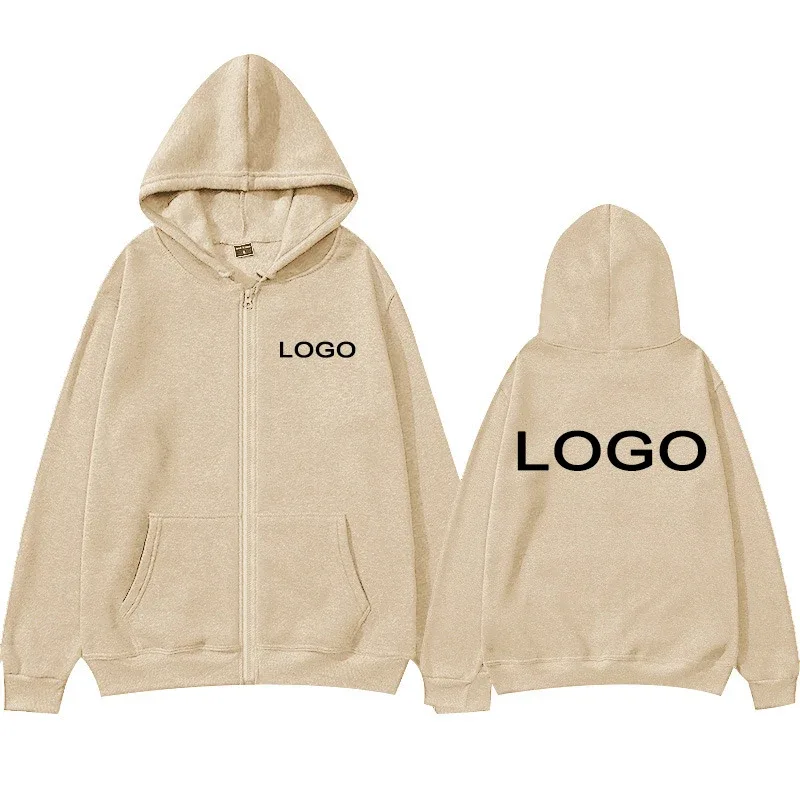 Felpa con cappuccio con cerniera per uomo donna stampata personalizzata Abbigliamento casual ampio Moda pullover a maniche lunghe con cappuccio Felpe con personalità