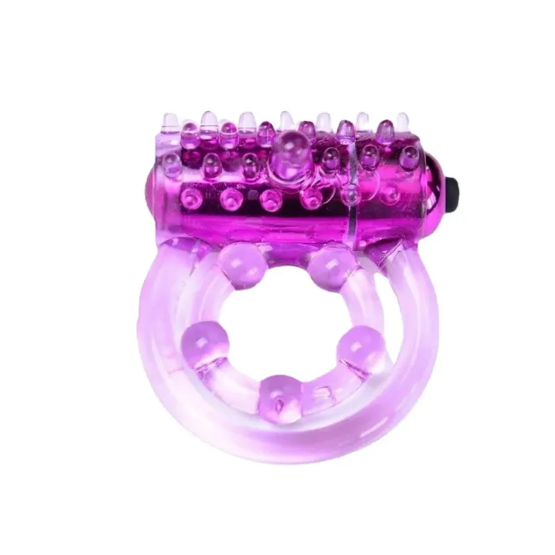 Lasting Vibrators Rings Double CockRing Delay Premature Ejaculation Penis Ball Loop 2 Locked Sex Toys Product for Men — image 10