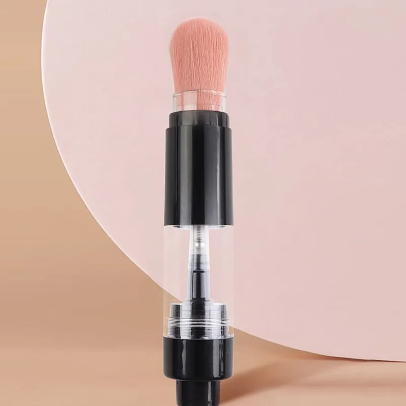 Multifunkční nasazovací štětec na pudr s rozprašovačem Plnitelný štětec na pudr Kosmetické štětce na pudr Základní štětec na tvářenku Makeup nástroje — image 3