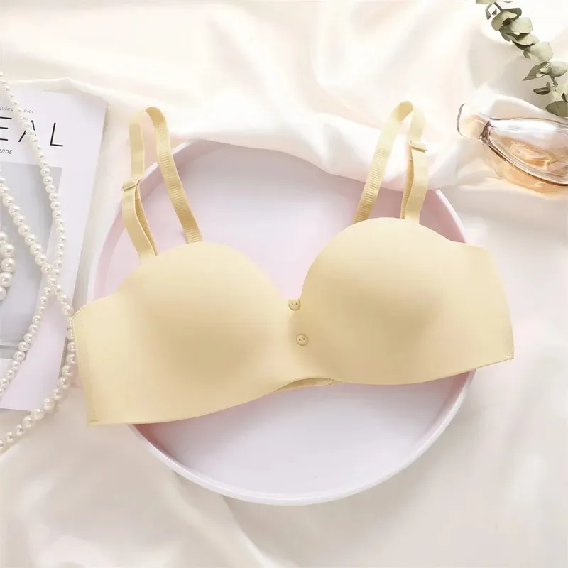 Seamless Sexy Bras Women Invisible Brassiere Adjustable Push Up Bras Female Comfortable Underwear Laides Solid Color Lingerie — image 9