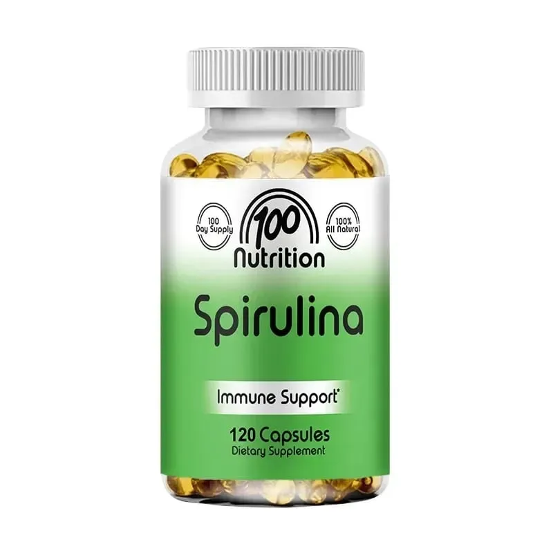 สาหร่ายเกลียวทองสาหร่ายเกลียวทองออร์แกนิก Superfood - รองรับสุขภาพหัวใจและหลอดเลือดและระบบภูมิคุ้มกันสุขภาพสารต้านอนุมูลอิสระที่มีประสิทธิภาพ