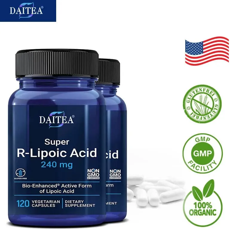 R-Lipoic Acid - Powerful Antioxidant Properties Helps Maintain Cells Energy & Skin Health Cardiovascular Health — image 1