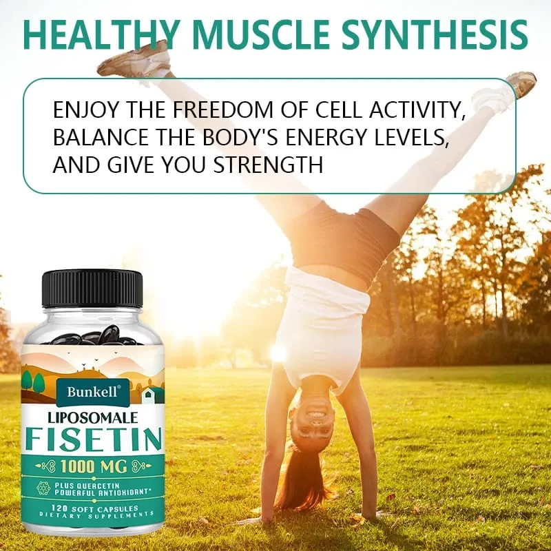 Liposomal Fisetin with Quercetin - High Potency 1000 Mg Combination Antioxidant Supplement for Optimal Health — image 6