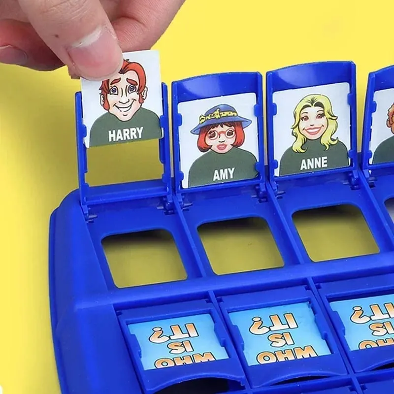 Guess who I am board game parent-child interaction toy logical reasoning children's puzzle guess me you my character chessboard — image 2