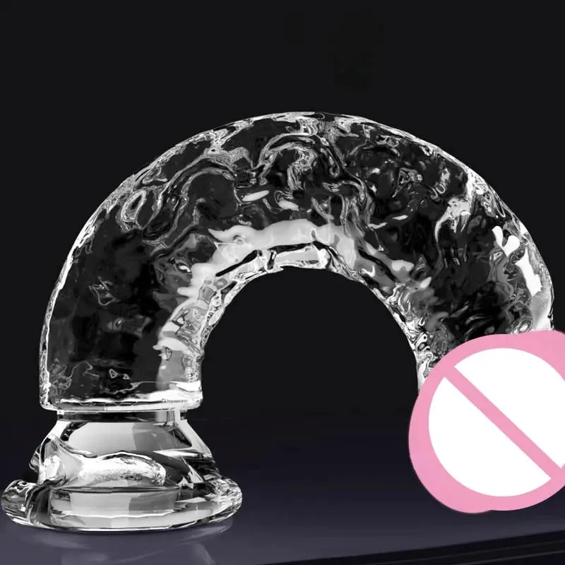 Realistické Dildo Jelly Přísavka na penis Dildo Big Dick Žena Masturbátor Klitorální Stimulátor Lesbické sexuální hračky pro ženy 7 velikostí — image 5