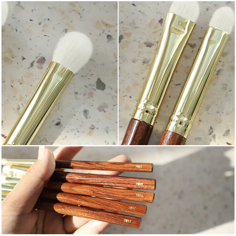 Professional Handmade Make Up Brush 1PC Eyes Shadow Blending Brush Saibikoho Goat Hair African Rosewood Handle Makeup Brushes