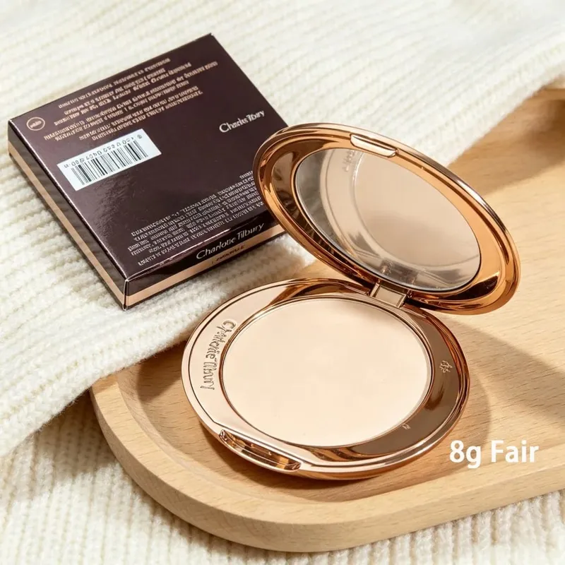 Charlotte Tilbury Matte Setting Pressed Powder 4 Colors Liquid Foundation Hollywood flawless filter CT Makeup Bag Gift Cosmetics — image 7