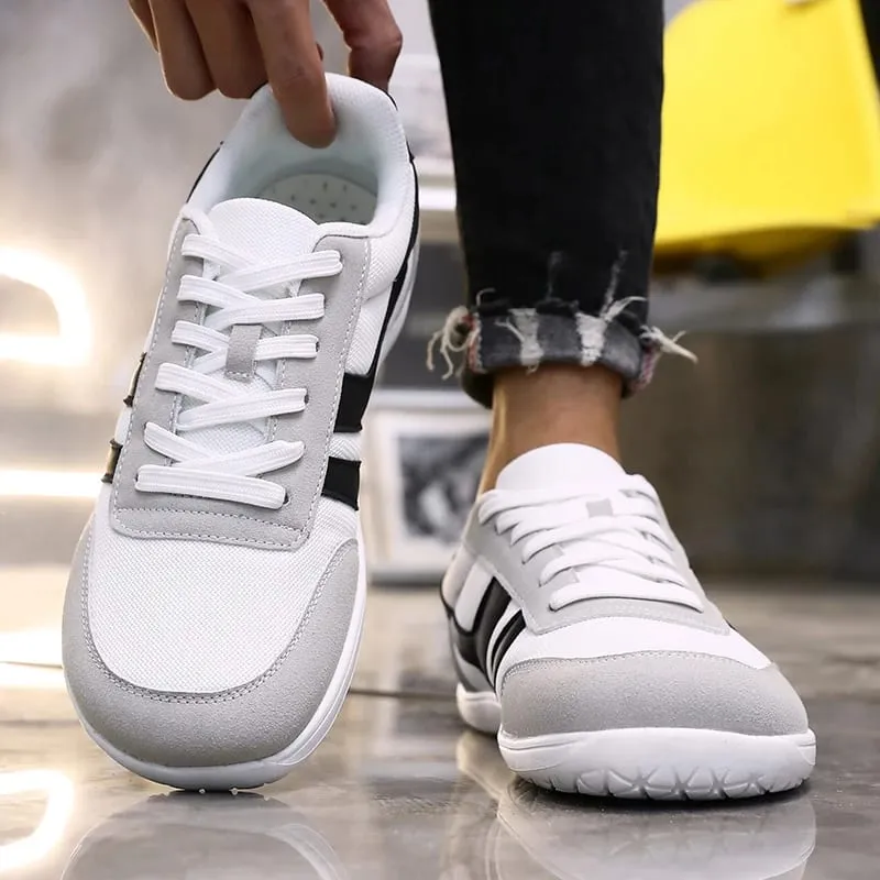 Tenis De Hombre Wide Toe Box Barefoot Shoes Minimalist Breathable Comfortable Outdoor Walking Shoe Sports Casual Blue Shoes 2025 — image 8