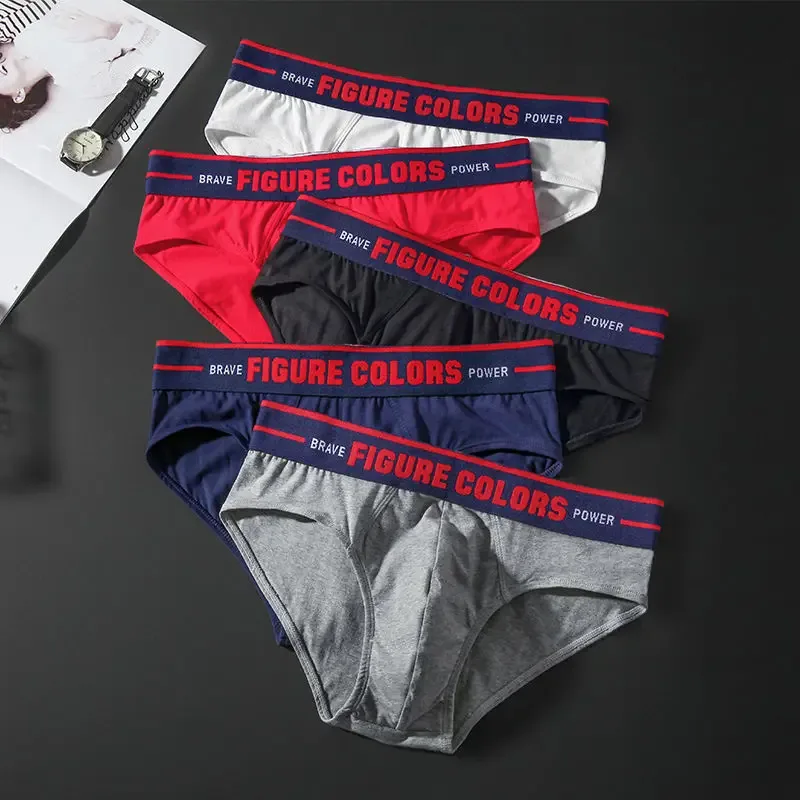 4pcs Men's Briefs Underwear Sexy Antibacterial Men's Panties Underpants Male U Convex boxer briefs for Man Absorbent Elastic — image 21