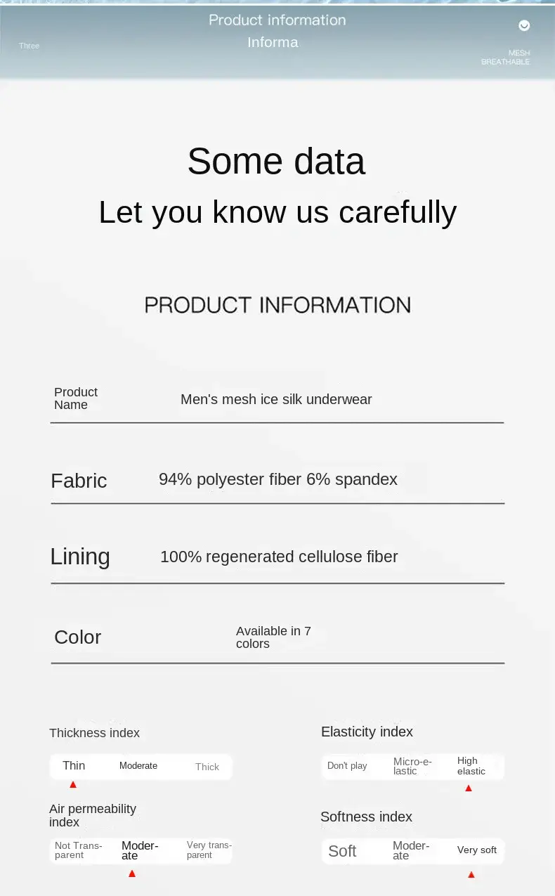 Men Boxers Men's Underwear 3A Antibacterial Underpants Ice Silk Men Boxer Shorts Breathable Elastic Male Panties Plus Size L-6XL — image 5