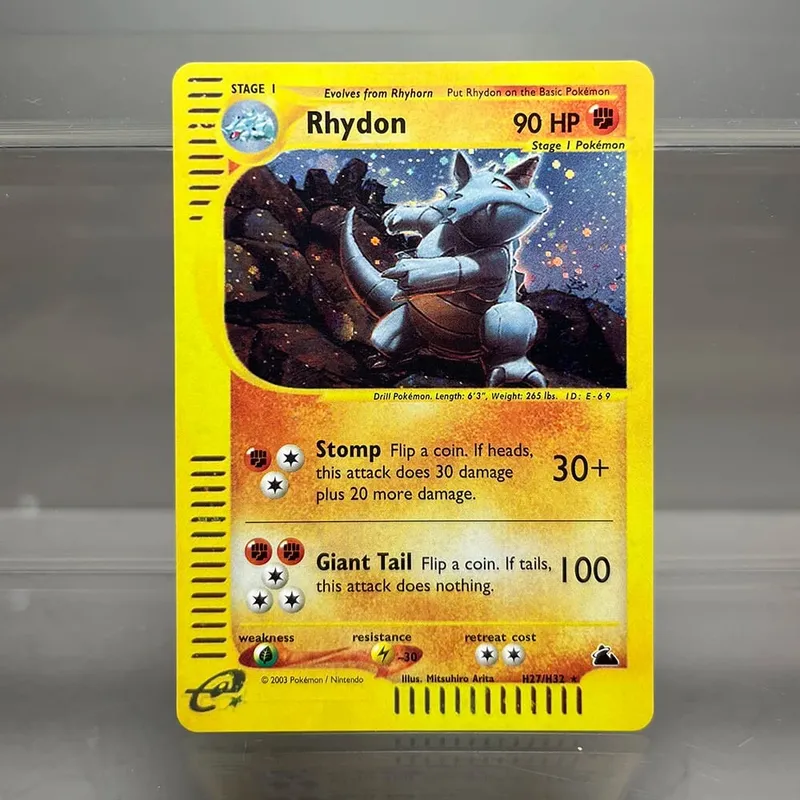 PKM-Karten Steelix Alakazam Scizor Einzelfolienkarten Raichu Slowking Game Collection-Karten PTCG-Ersatzkarten Aquapolis-Serie — image 7