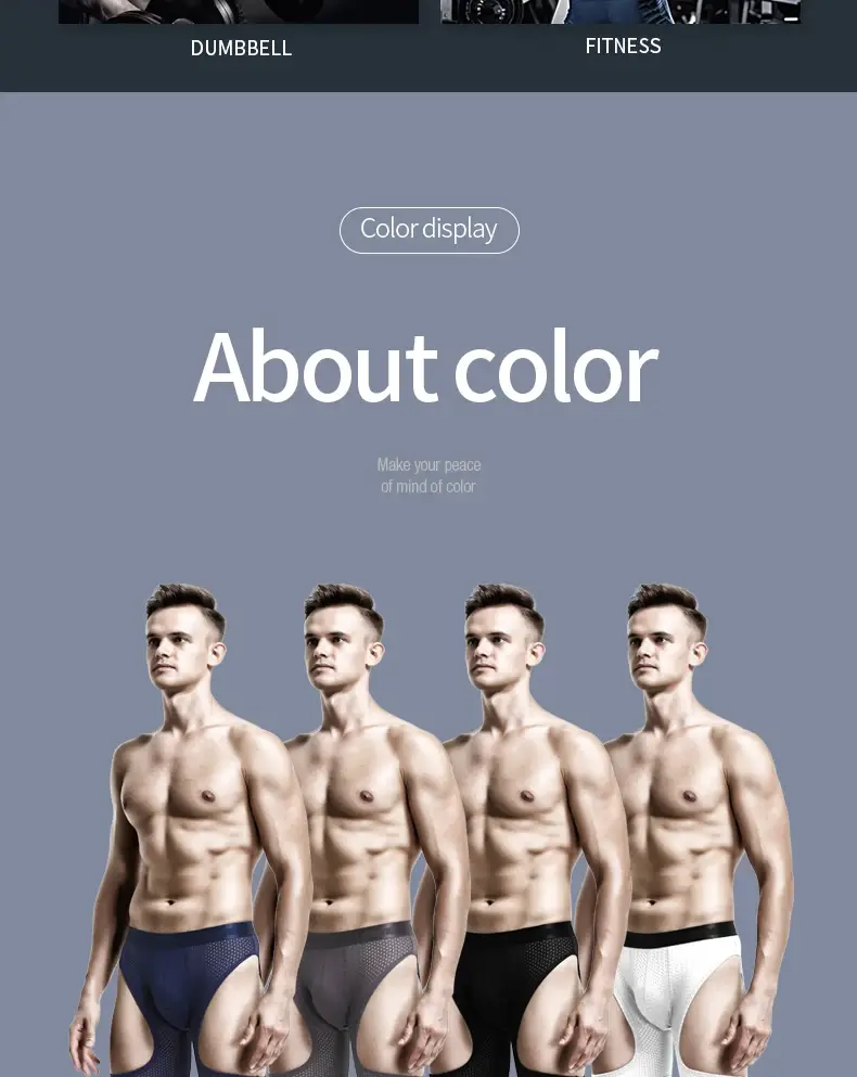 Sports Underwear Men's Fitness Ice Silk Thin Training Quick Drying Running Extended Anti-Wear Leg Non-Wearing Boxer Briefs — image 13