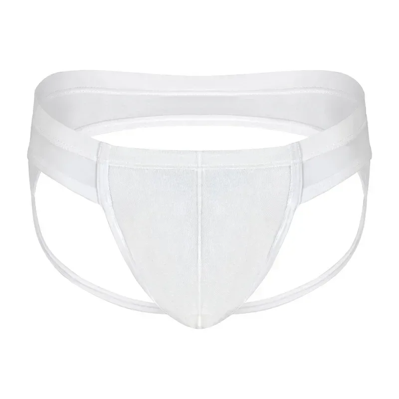 Sexy Men's G-string Thongs Transparent Underwear Mesh Breathable Backless Panties