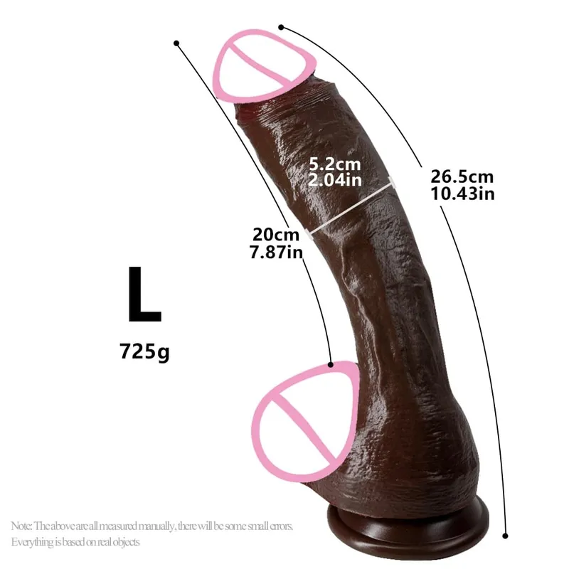 Realistic Long dildo Black Anal Plug with Suction Cup Big Penis Butt Plug Long Dick Sex Toys for Women men Phallus Anal Dilator — image 9