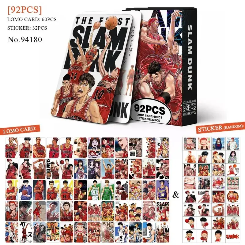 Anime atak tytanów‌ karta Lomo pocztówka zabawka Haikyuu aptekarz pamiętniki Honkai Star Rail karty kolekcjonerskie z naklejkami prezent