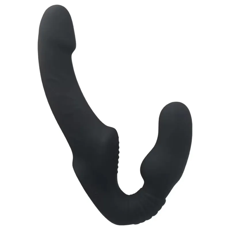 Strapless Strapon Dildo Vibrator Female Double Vibrating G Spot Stimulate Clitoris Anal Massager Adult Sex Toys For Women Couple — image 10