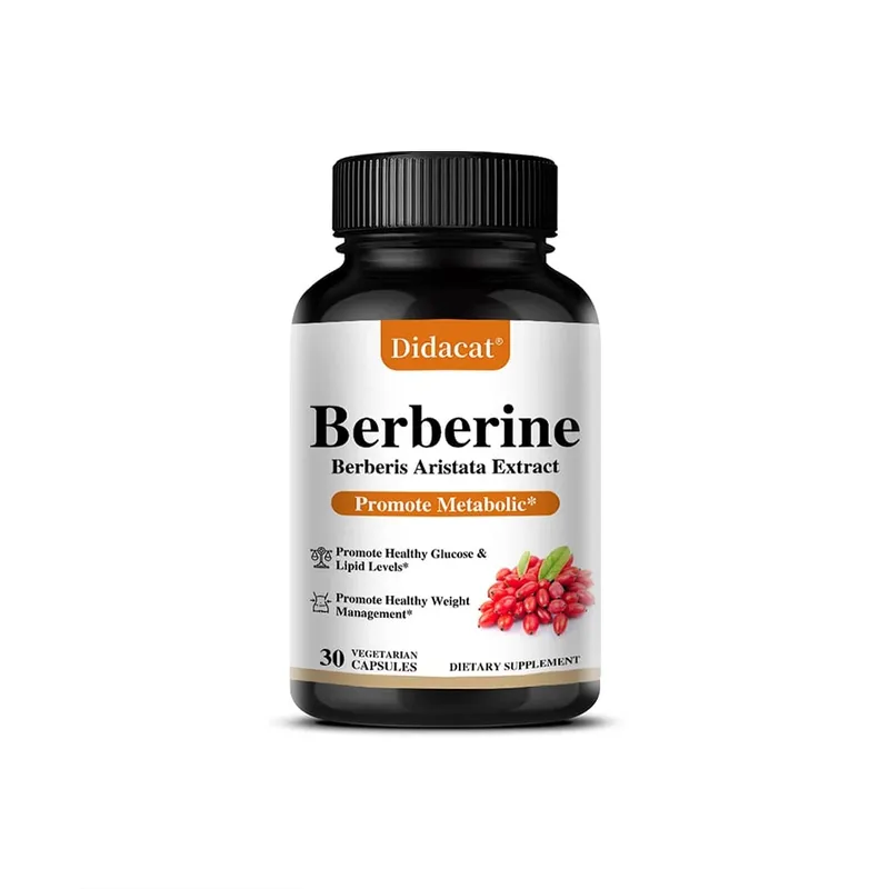 Berberine 500 Mg Dietary Supplement - Metabolism Healthy Weight Management Circulatory Health Blood Lipids Blood Sugar — image 8