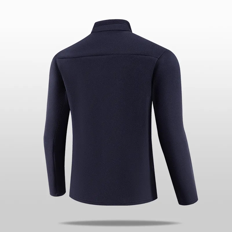 New Men's Autumn/Winter Outdoor Skiing Running Warm Thick Long Sleeve Base Shirt Fashion Casual Fitness Jacket T-Shirt Tops — image 6