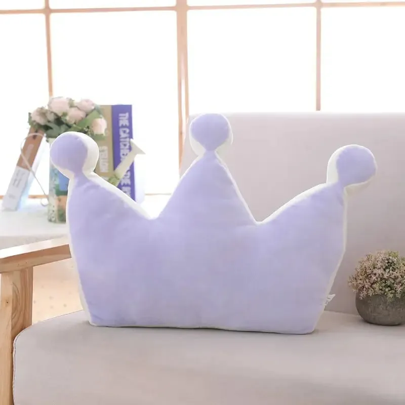 Soft Princess Crown Pillow Stuffed Sleeping Pillow Girl Room Sofa Decor Rainbow Cloud Star celebrity Studio Cushion Gift for Her — image 11