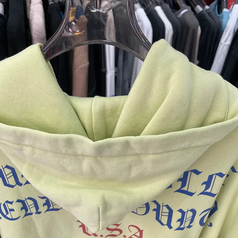 Nieuwe Oversize PALY Hoodies Heren Vrouw Gewassen Zwart Beschadigd Beste kwaliteit Casual Vintage Vest Zip Sweatshirts