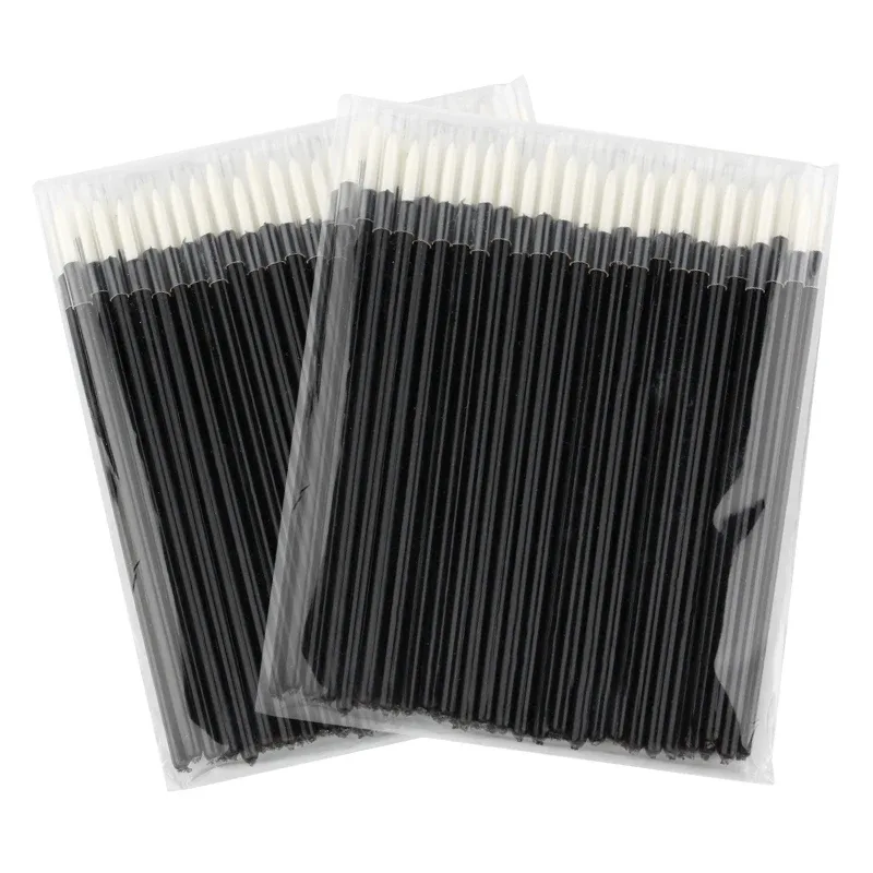 New 50/100 Pcs Eyeliner Brush Eye Shadow Applicator Fine Point Eye Liner Pens Brushes Eyelash Extension Cosmetic Wands — image 9