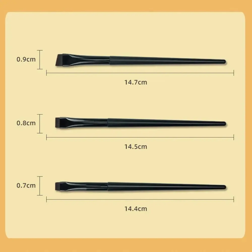 Cosmetics Brush Beauty Eye Liner Brush Flat Eyebrow Brush Angled Fine Eyeliner Brushes Blade Makeup Brushes Liner Brow Brush — image 5