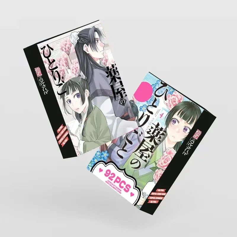 92pcs The Apothecary Diaries Cards Anime Lomo Card Small Card Games with Postcards Message Photo Gift Collection Cards Toy Gift — image 2