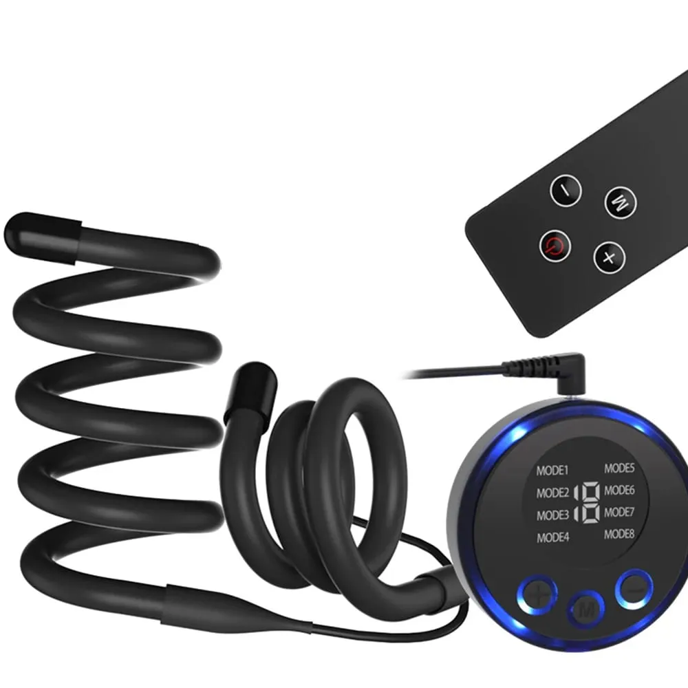Electric Shock Penis Ring Cock Ring Delay Ejaculation Pulse Body Massager Delayed Ejaculation Prostatic Massage Sex Toys for Men — image 1