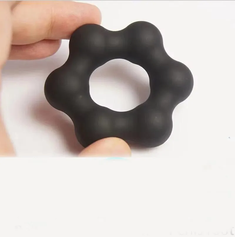 Star Dick Penis Cock Ring Delay Ejaculation Silicone Cockring Erection Sex Toys Men Testicle Scrotum Ball Stretcher