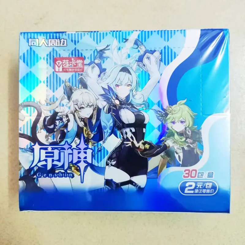 Game Genshin impact Card Anime TCG Collection Pack Booster Box Rare SSR Anime Collectible Card Family Table Game Card Toy — image 31