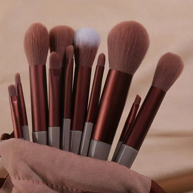 13 Pcs Makeup Brushes Set Eye Shadow Foundation Women Cosmetic Powder Blush Blending Beauty Make Up Tools For Beginner Hotting — image 8
