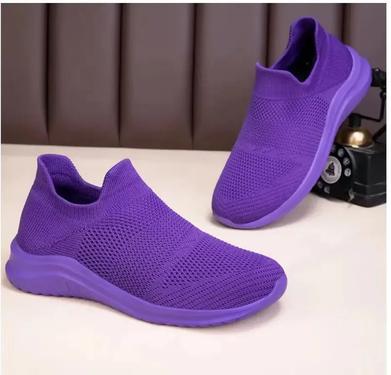 Sepatu Kasual Pria Sepatu Kasual Uniseks Sepatu Vulkanis Slip-On Sol Lembut Pantofel Ringan Sepatu Jalan Pria Ukuran Besar Tenis Hombres — image 12