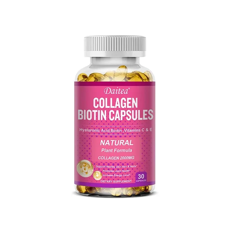 Daitea Collagen Biotin Capsules support healthy skin joints hair and nails antioxidant and non-GMO — image 9