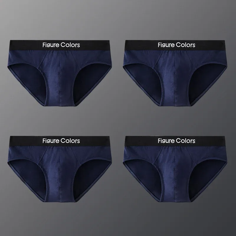 4pcs Men's Briefs Underwear Sexy Antibacterial Men's Panties Underpants Male U Convex boxer briefs for Man Absorbent Elastic — image 33