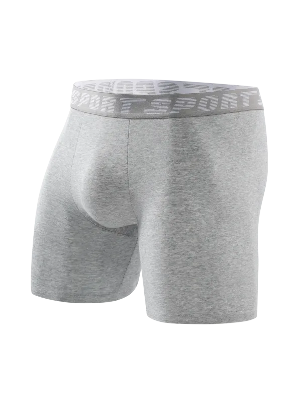 10 Pieces Men's Long Underwear Breathable Soft Men's Long Boxer Briefs Personality Trend Fashion Athleisure Classic Men's Pants — image 8