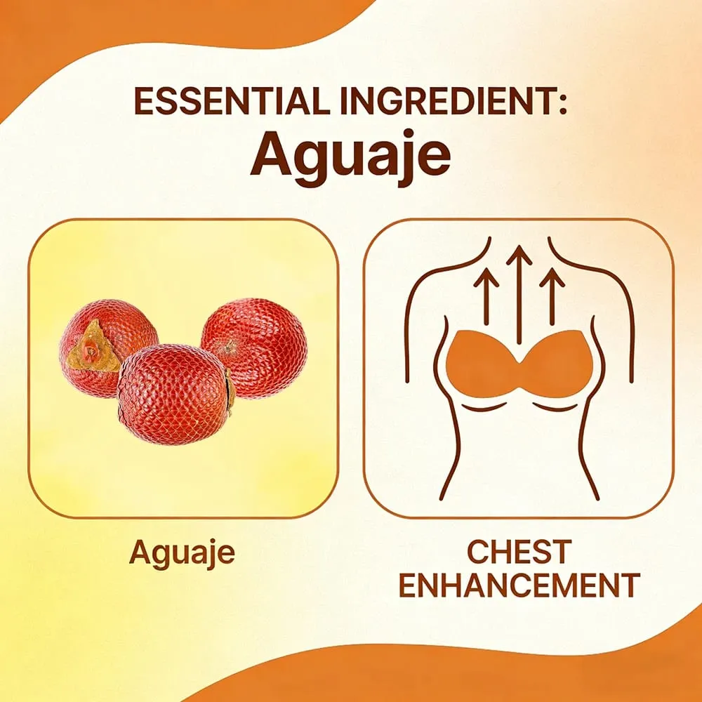 Aguaje + Fenugreek Capsules - 1000mg Υποστηρίζει τους γλουτούς με καμπυλωτό σώμα και στήθος Υποστήριξη ανοσοποιητικής υγείας πλούσια σε πρωτεΐνες και βιταμίνες