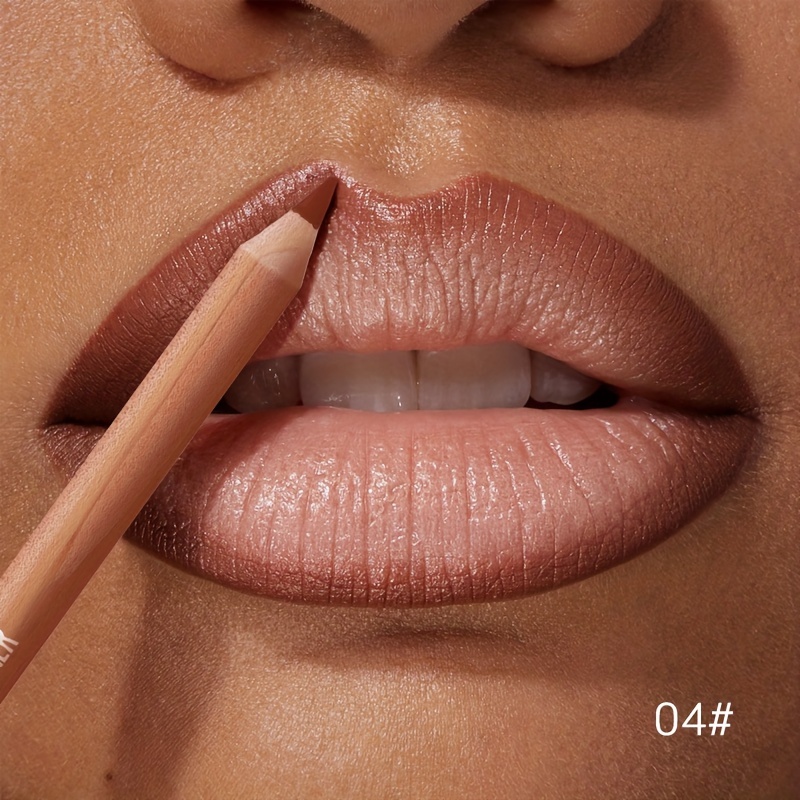 1pc Matte Lipstick & Liner Pen Waterproof Long-Lasting Non-Stick Berry Shades for All Skin Types Makeup Pencils for Women